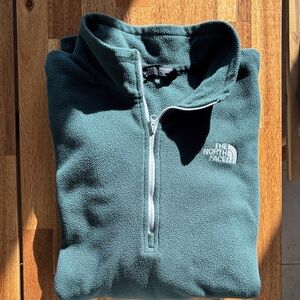 The North Face Men’s Dark Green Fleece Pullover XL